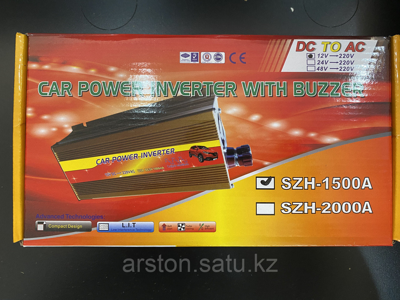 Преобразователь напряжения (12-220v) 1500 W