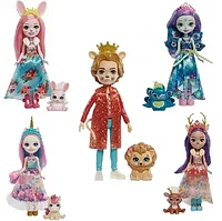 Энчантималс Королевский набор из 5 кукол со львом Royal Pals Collection Enchantimals HCJ18