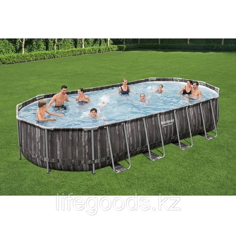 Купить Каркасный бассейн овальный 732х366х122 см Bestway 5611T в Алматы ...