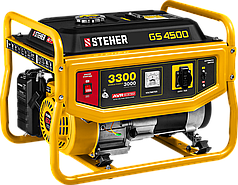 GS-4500 бензиновый генератор, 3300 Вт, STEHER