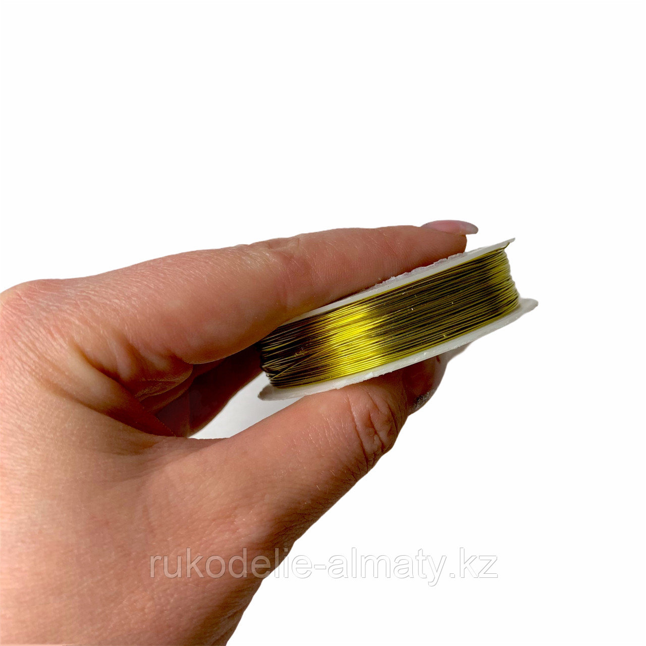 Проволока металлическая цветная, 0,4 мм золотой