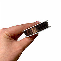 Түрлі-түсті металл сым, 0,4 мм коричневый