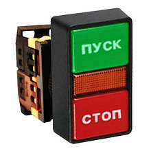 Кнопка AS-22N "Пуск-Стоп" прямоугольная 220V NO+NC_EKF PROxima