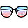 Солнцезащитные очки с голубовато розовыми стеклами UV 400 O'NeeiLL D9105 черные, фото 10
