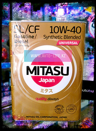 MITASU MOTOR OIL SL/СF 10W-40 UNIVERSAL,4L