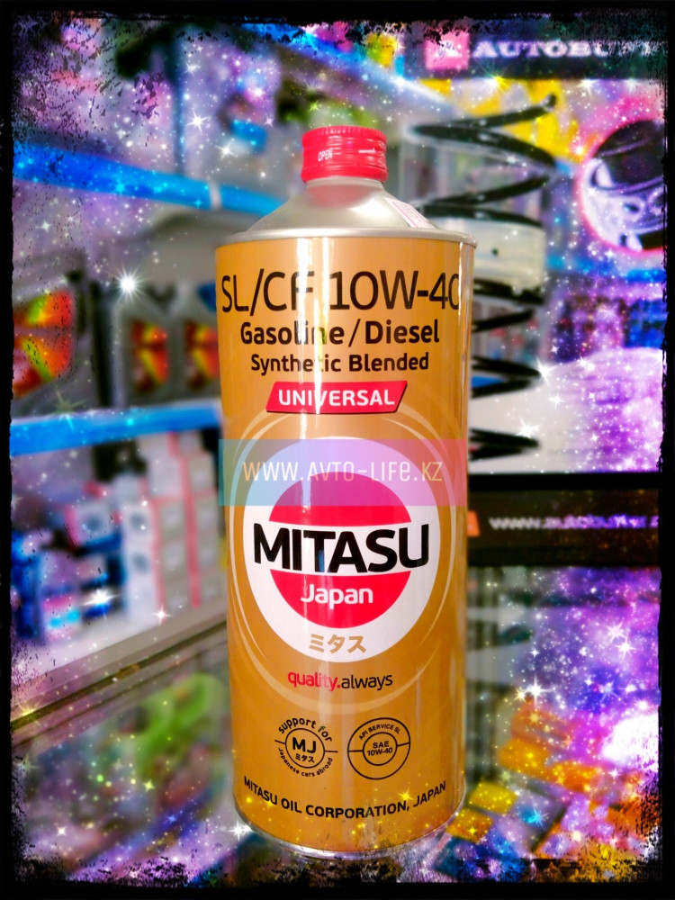 MITASU MOTOR OIL SL/СF 10W-40 UNIVERSAL,1L