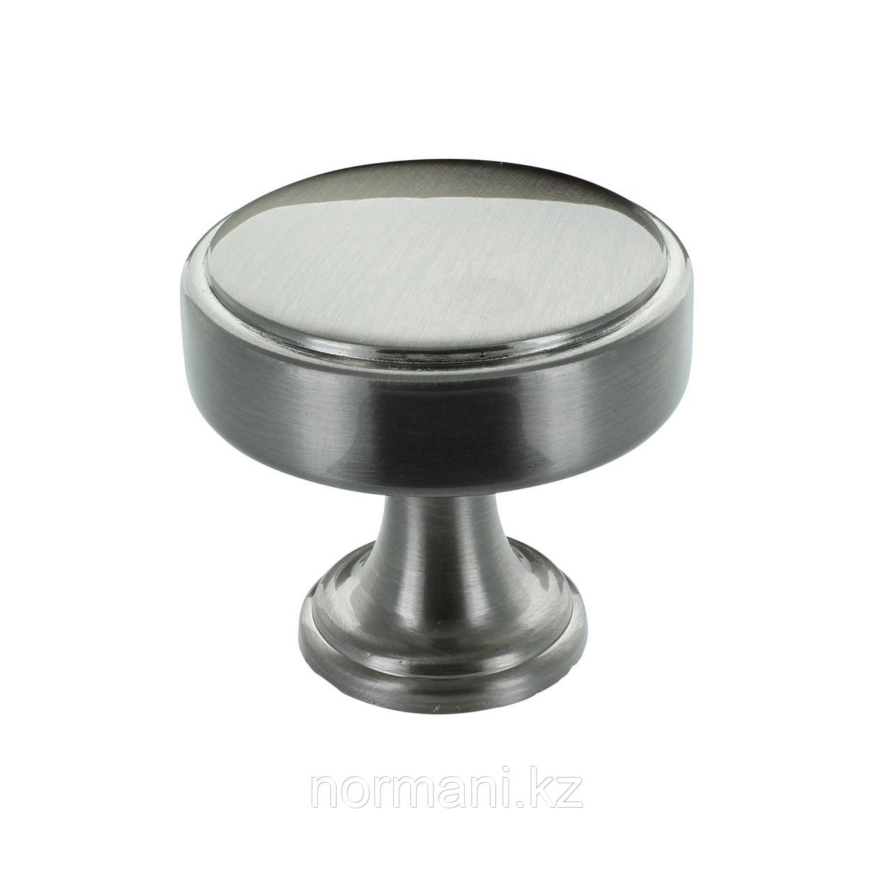 Ручка кнопка диаметр 35мм, отделка сталь шлифованная, фото 1