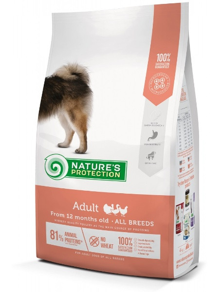 Корм Nature's Protection Adult Poultry From 12 months old 4 кг