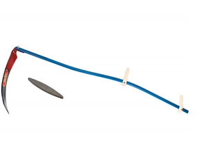 Набор косца Косарьм № 6, коса "Сайга люкс"+ брусок, полотно отбито и заточено