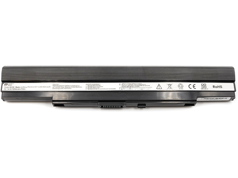 Аккумулятор PowerPlant для ноутбуков ASUS U30 Series (A31-UL30, ASU300LH) 14.4V 5200mAh - фото 1 - id-p90793693