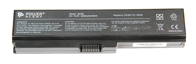 Аккумулятор PowerPlant для ноутбуков TOSHIBA Satellite L750 (PA3817U-1BAS) 10.8V 5200mAh - фото 1 - id-p90793716