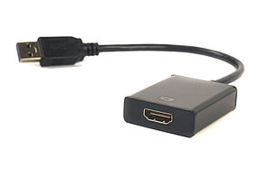 Kабель-переходник PowerPlant USB 3.0 M - HDMI Female