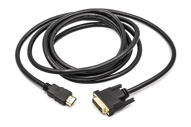 Видео кабель PowerPlant HDMI - DVI, 3м - фото 1 - id-p90793889