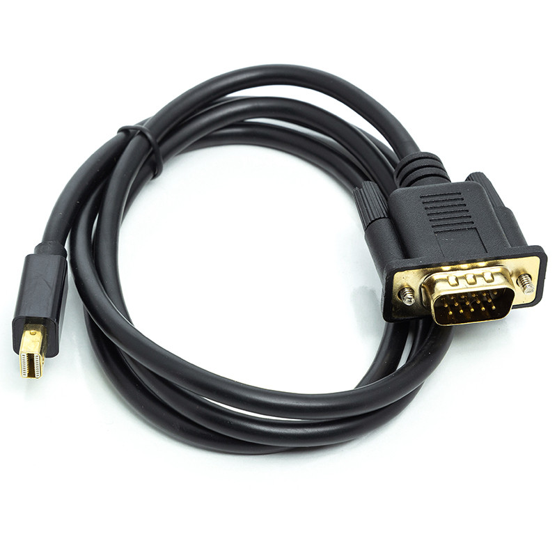 Видео кабель PowerPlant mini DisplayPort (M) - VGA (M), 1 м