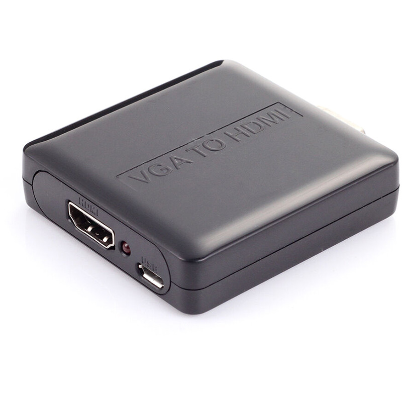 Конвертер PowerPlant HDMI - VGA + R/L (HDCVGA02-M)