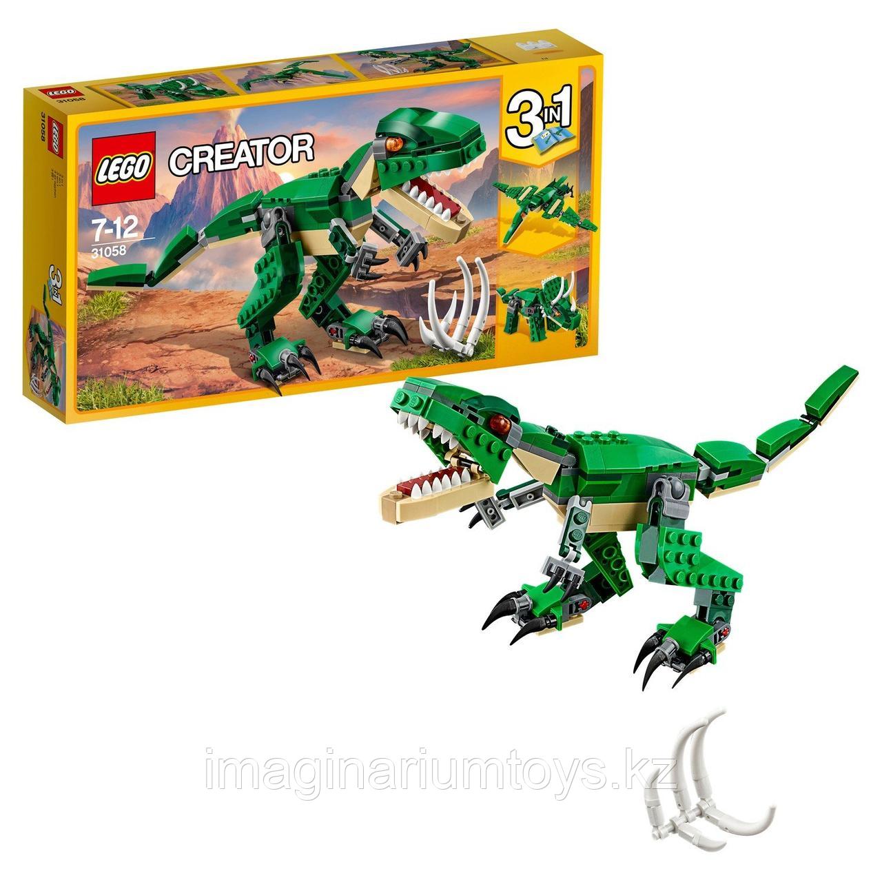 LEGO Creator конструктор 3 в 1 Грозный динозавр 31058, фото 1