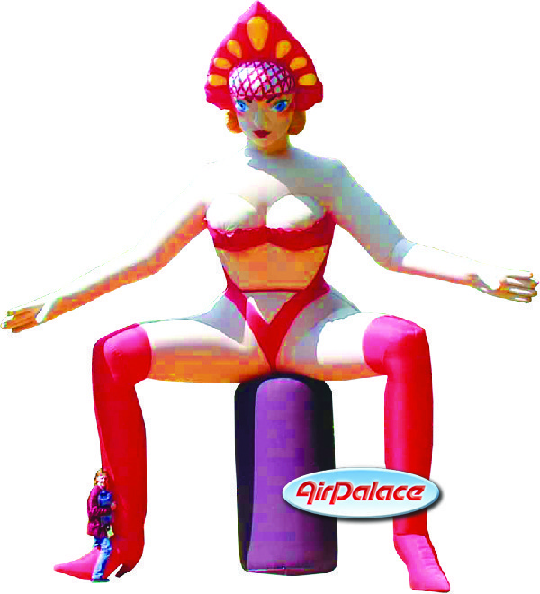 Надувная фигура Кукла декорация 10 м - фото 1 - id-p90795079