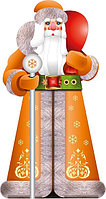 Большая надувная фигура Дед Мороз Премиум 6 м