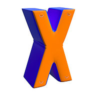 Надувная фигура Икс мини для пейнтбола