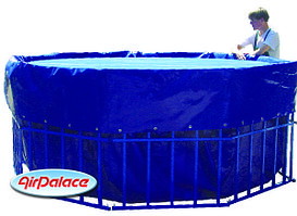 Надувной бассейн для дачи 3 м, высота 1,2 м