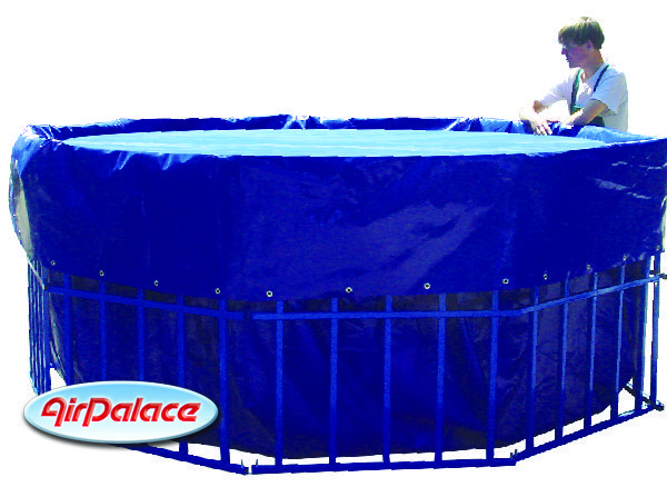 Надувной бассейн для дачи 3 м, высота 1,2 м - фото 1 - id-p90795546