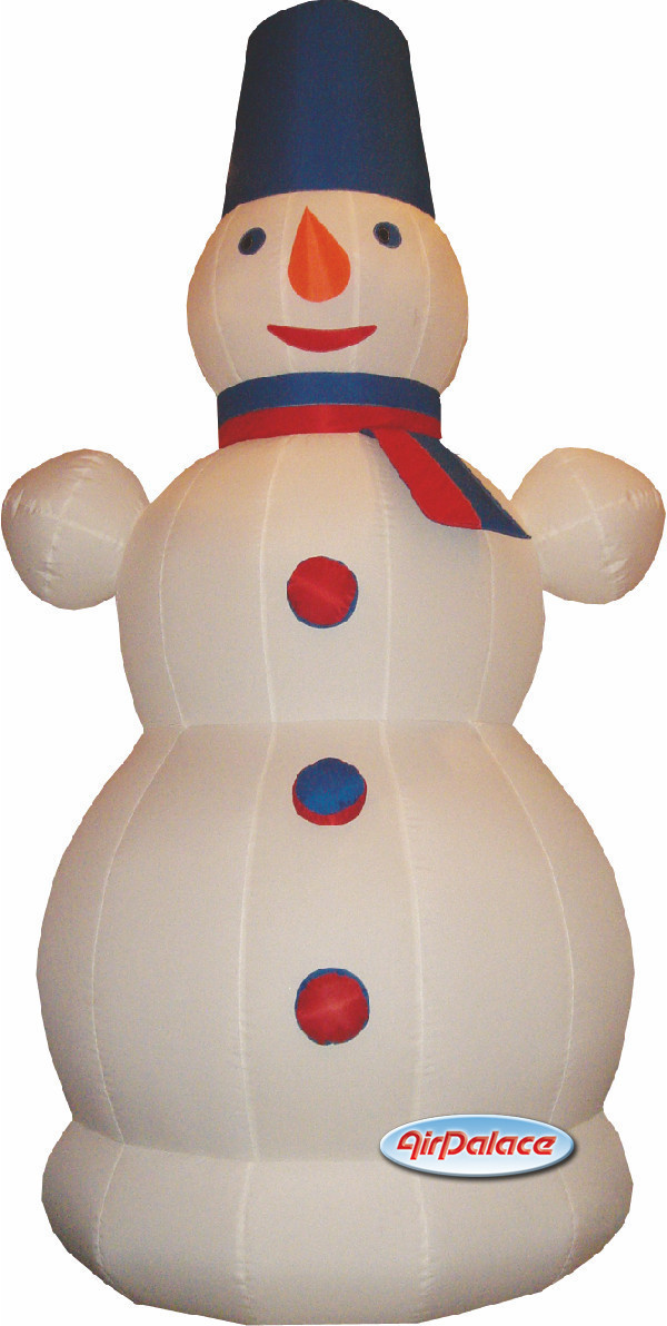 Надувная фигура Снеговик с шарфиком 10 м