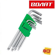 Набор ключей Torx T10-T50 9шт удлиненных ВОЛАТ 11020-09
