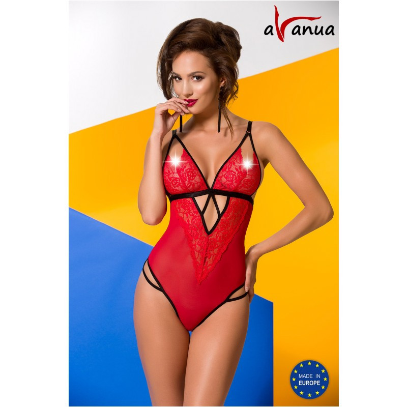 Боди "SALOME BODY" red - Avanua, размер S/M