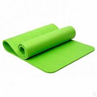 Коврик для занятий йогой и фитнесом в чехле YOGA MAT [6 мм; 1 кг] (Зеленый)
