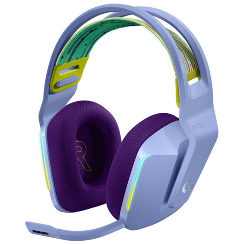 Logitech G733 LIGHTSPEED Wireless RGB LILAC наушники (1322514) - фото 2 - id-p90809287