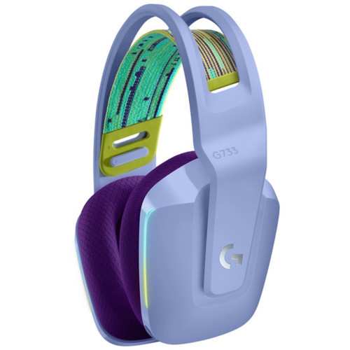 Logitech G733 LIGHTSPEED Wireless RGB LILAC наушники (1322514) - фото 3 - id-p90809287