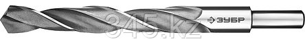 Сверло по металлу, проточенный хвотосвик, сталь Р6М5, класс В, ЗУБР ПРОФ-В 19.0х198мм, фото 2