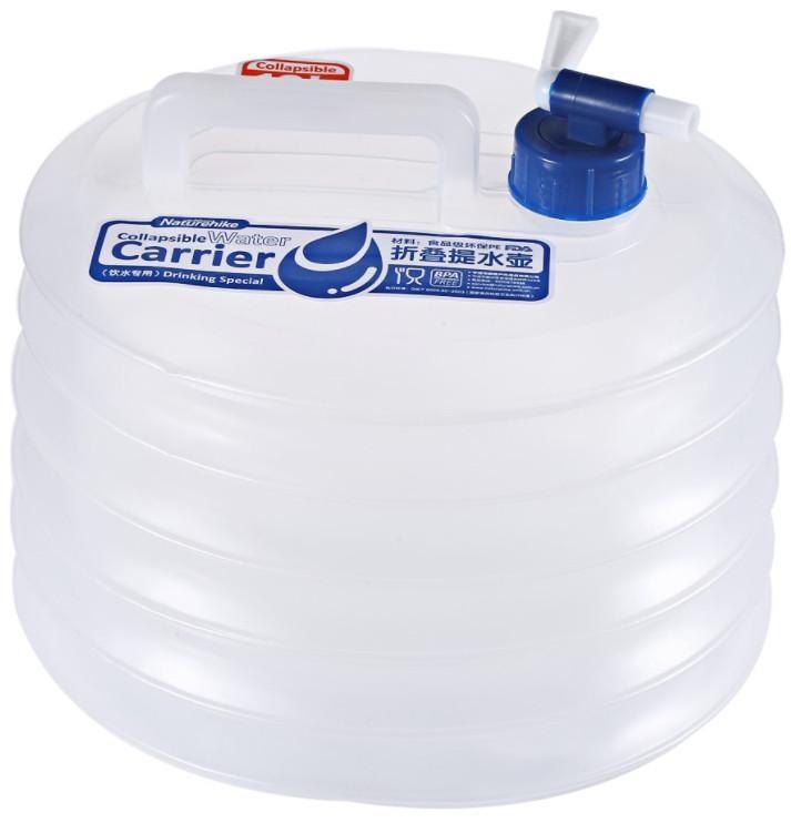 Канистра для воды складная 10л Naturehike PE NH14S002-T