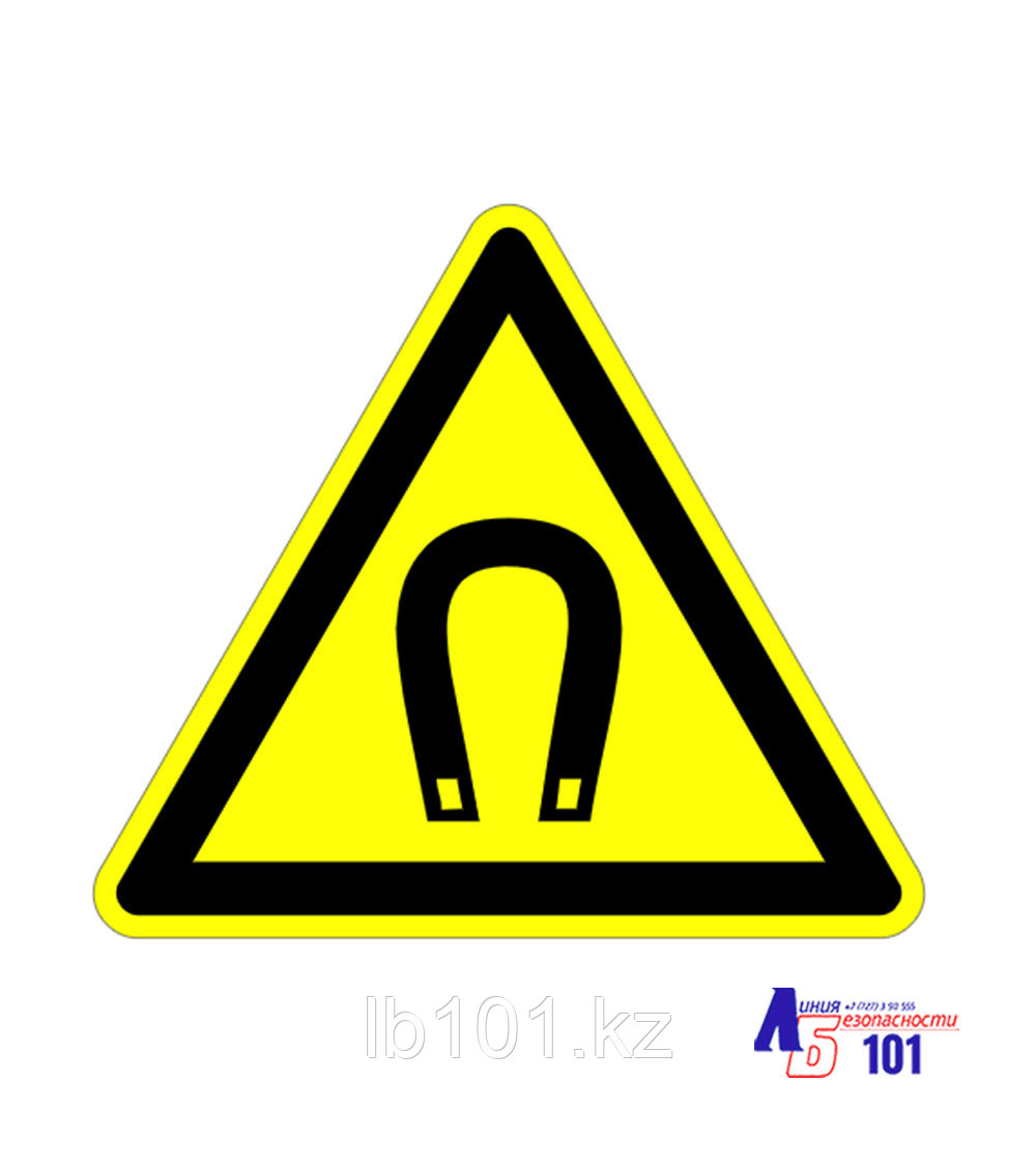 Знак "Внимание. Магнитное поле" Д-13