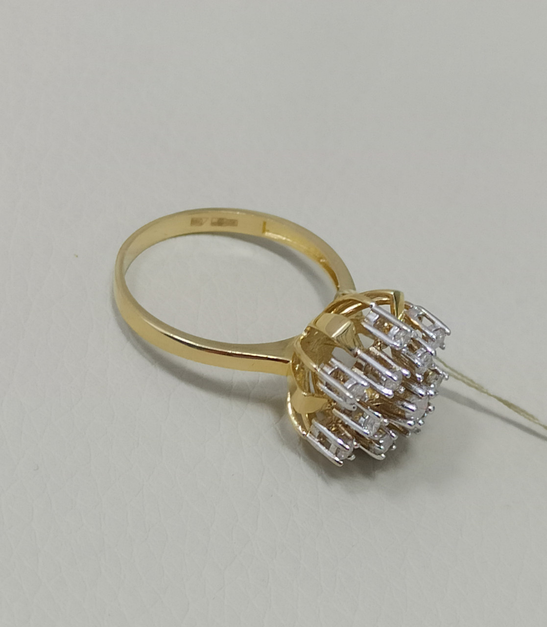 Кольцо с бриллиантами / 19 размер ( Шоурум ) - фото 4 - id-p90824894