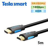 Кабель HDMI  5m, V1.4, 4K@30HZ TeslaSmart, фото 6