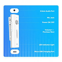 Bluetooth V5.0 Audio Receiver, 3.5mm, CM110 (40854) UGREEN, фото 7