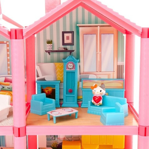 Домик для кукол двухэтажный Happy Valley с мебелью и аксессуарами {136 предметов} - фото 2 - id-p90863761