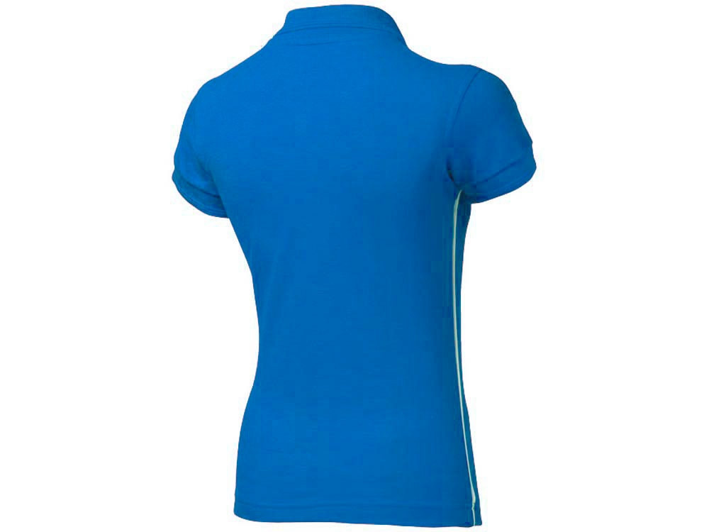 Рубашка поло Backhand женская, небесно-синий/белый - фото 2