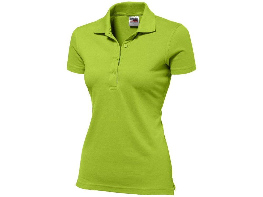 Рубашка поло First женская, зеленое яблоко - фото 1 - id-p90485200