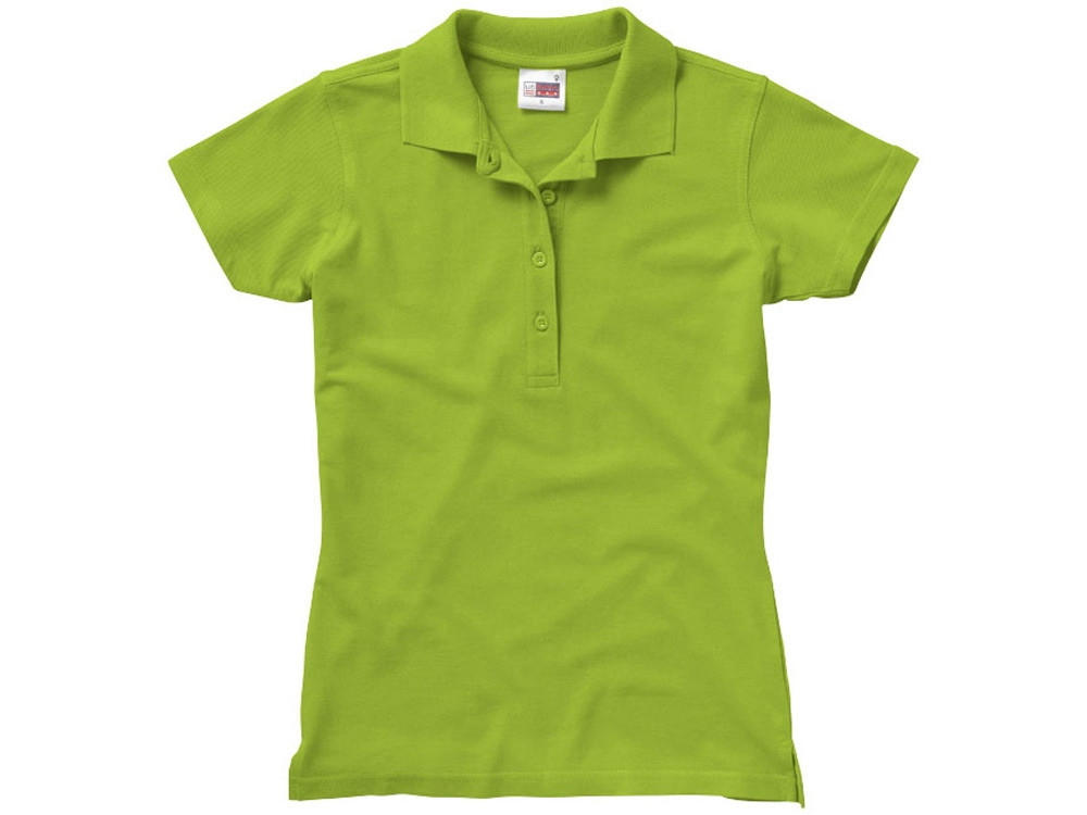 Рубашка поло First женская, зеленое яблоко - фото 3 - id-p90485200