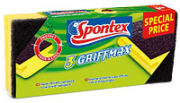 Губка для посуды 9×4×6,8 3шт Griffmax Spontex