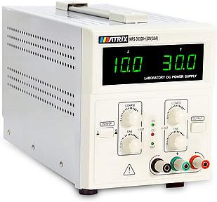 MATRIX MPS-3010D+ Бір арналы реттелетін тұрақты кернеу көзі (30В, 10А)
