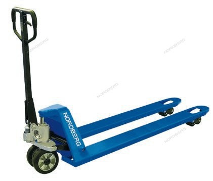 ТЕЛЕЖКА (Рохля) складская гидравлическая 2,5 т, усиленная, с ПУ колесами NORDBERG - фото 1 - id-p90881536