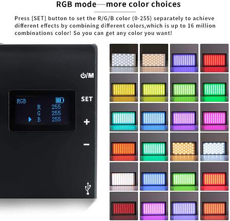 RGB Прожектор цветной карманный LED-Q1, фото 2
