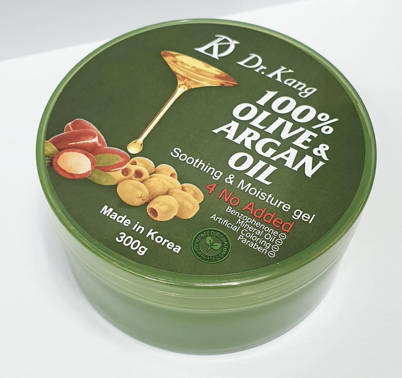 Универсальный гель с экстрактом 100% натуральных масел Оливы и Аргана Dr.Kang Olive & Argan Oil Gel / 300 мл.