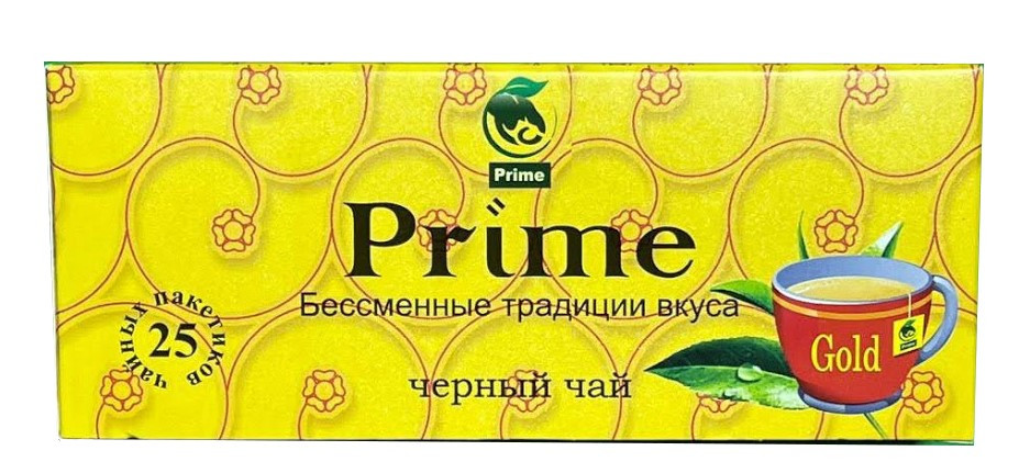 Прайм пакетированный черный чай 25 шт