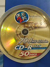 Диски CD-R Verbatim 700 MB, класс A Grade, Алматы