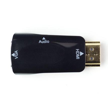 С HDMI на VGA конвертер/переходник , аудио-видео белый/чёрный, фото 2