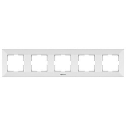 Электрический ПЯТЕРНАЯ ГОРИЗОНТАЛЬНАЯ РАМКА ARKEDIA BEYAZ 5LU CERC (рамках5) VIKO, фото 1